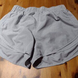 Silver Nike Tempo Running Shorts (Women's M)